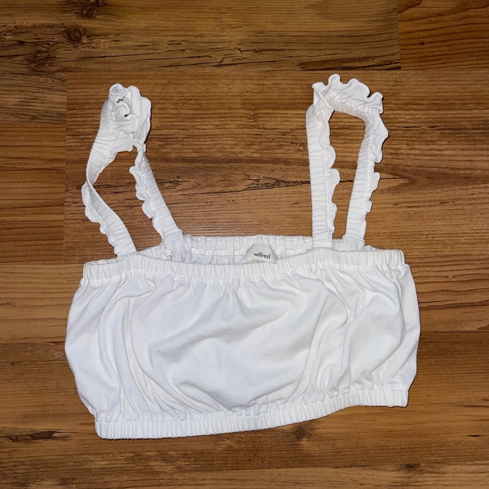 Wilfred white crop top